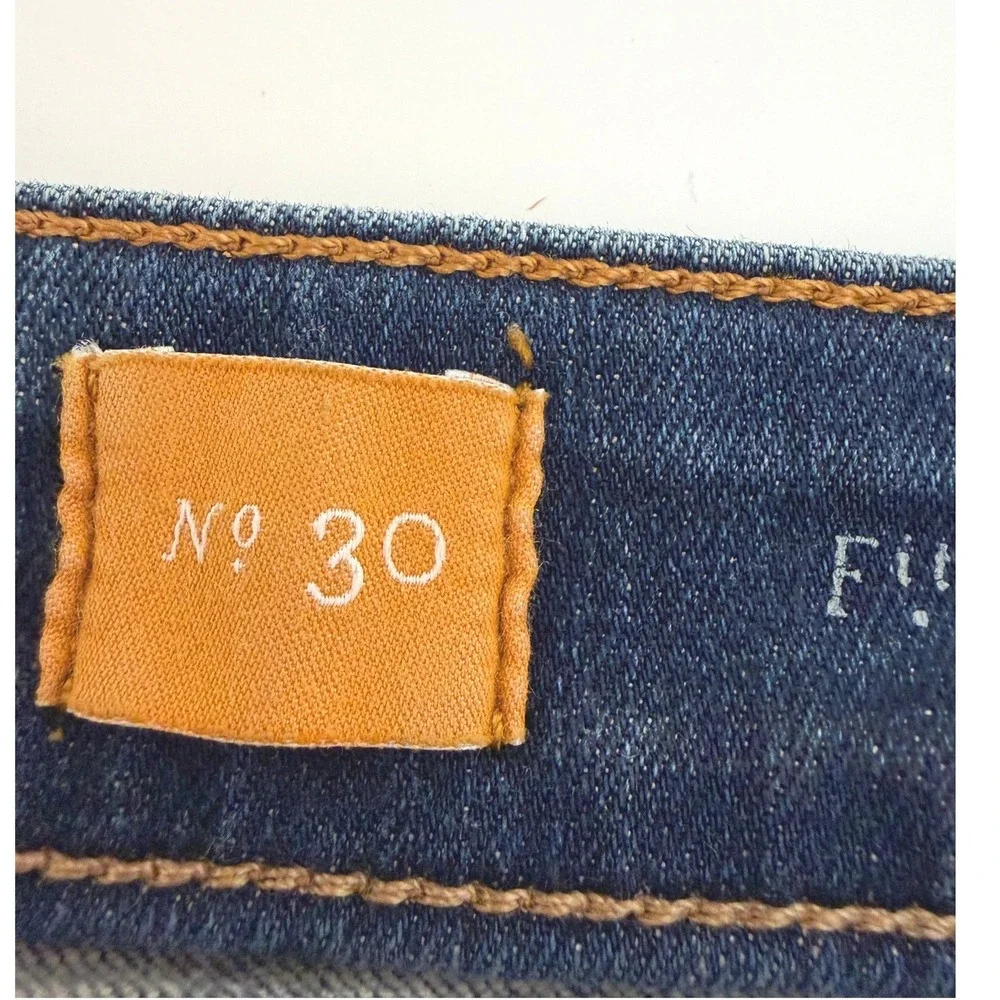 Pilcro Anthropologie Serif Skinny Jeans Size 30 Dark Wash Mid Rise Stretch Denim
